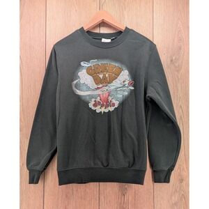 Kids Green Day American Idiot Graphic Crewneck Sweatshirt Green SM‎
